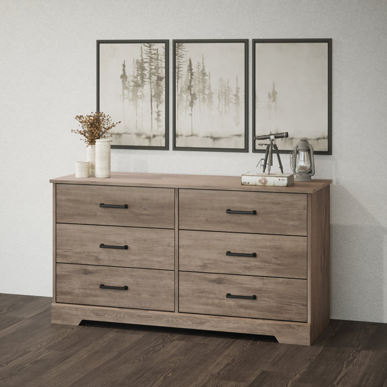 Ebern Designs Yazeed 53.25'' W 6 - Drawer Dresser & Reviews | Wayfair